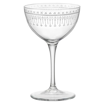 Verre à Martini Art Déco 235 ml Bartender Novecento - Par Bormioli Rocco