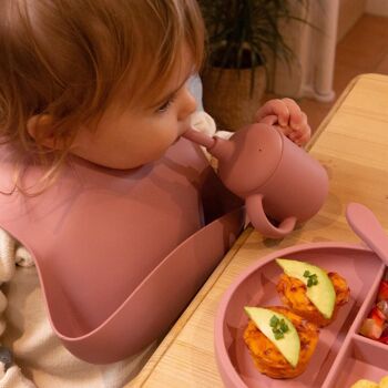 Bavoir de sevrage en silicone pour bébé - Par Tiny Dining 16