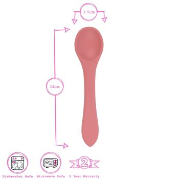 Cuillère de sevrage en silicone pour bébé - Par Tiny Dining 15