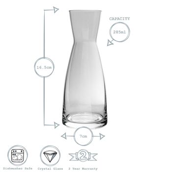 Carafe à eau en verre Bormioli Rocco Ypsilon - 285 ml 5
