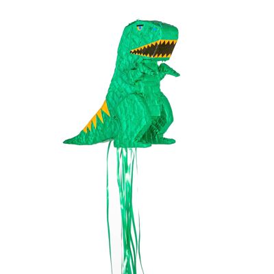 Piñata de hilo con diseño de dinosaurio y patata por fax