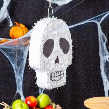 Pinata de crâne d'Halloween de pomme de terre de fax 2