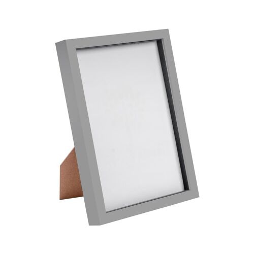 Grey A4 (8" x 12") 3D Box Photo Frame - By Nicola Spring