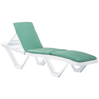 Harbour Housewares Master Sun Lounger Cushions - Green