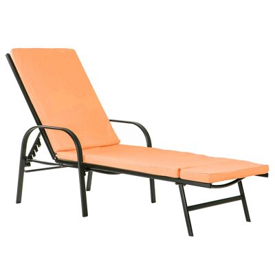 Harbour Housewares Sussex Sun Lounger Cushion - Terracotta