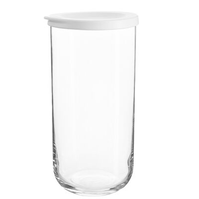 LAV Duo Glas-Vorratsdose – 1.4 Liter – Weiß