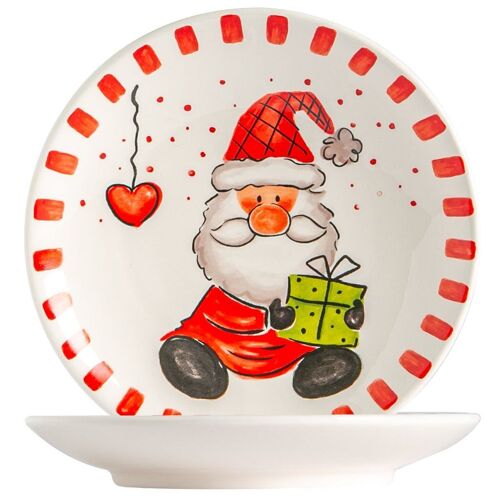 Nicola Spring Christmas Side Plate - 20cm - Santa