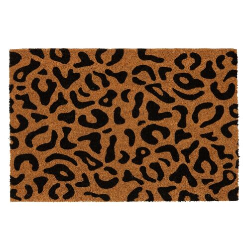 Nicola Spring Coir Door Mat - 60 x 40cm - Leopard