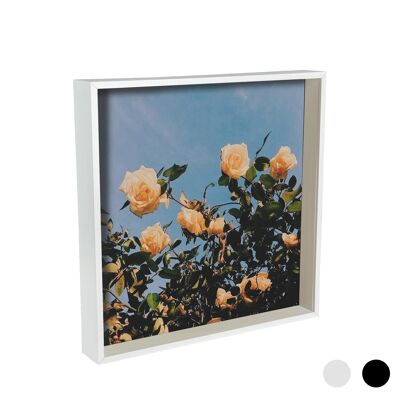 Nicola Spring Deep Box Bilderrahmen – 16 x 16 – Weiß