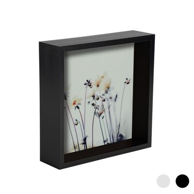 Cadre photo boîte profonde Nicola Spring - 6 x 6 - Noir