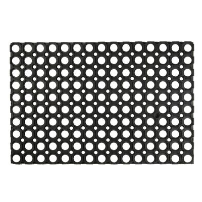 Zerbino in gomma resistente Nicola Spring - 60 x 40 cm - Nero