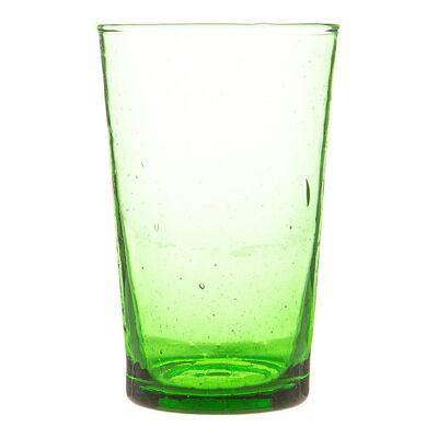 Vaso alto reciclado Nicola Spring Meknes - 325 ml - Verde