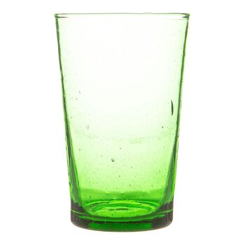 Nicola Spring Meknès Verre Highball Recyclé - 325 ml - Vert 1