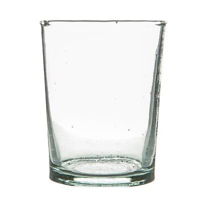 Vaso de vidrio reciclado Nicola Spring Meknes - 215 ml - Transparente