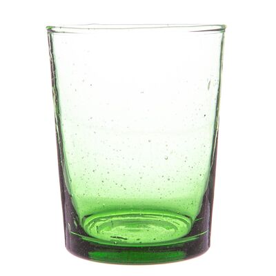 Vaso de vidrio reciclado Nicola Spring Meknes - 215 ml - Verde