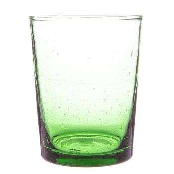 Nicola Spring Meknès Verre Gobelet Recyclé - 215 ml - Vert 1