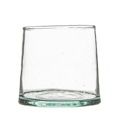 Vaso de vidrio reciclado Nicola Spring Merzouga - 200 ml - Transparente