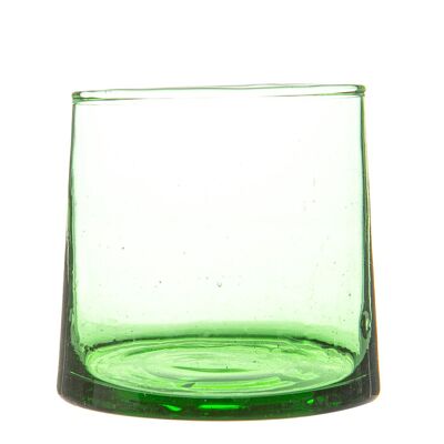 Nicola Spring Merzouga recyceltes Trinkglas – 200 ml – Grün