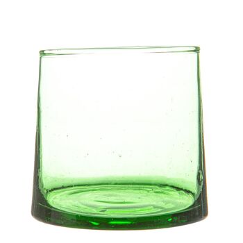 Nicola Spring Verre à Gobelet Recyclé Merzouga - 200 ml - Vert 1