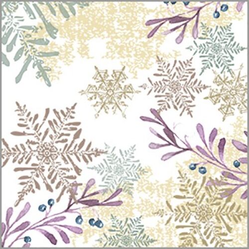 Snowflakes and Leaves 33x33 cm