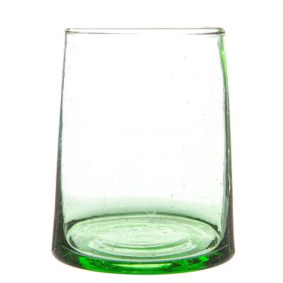 Vaso de vidrio reciclado Nicola Spring Merzouga - 260 ml - Verde
