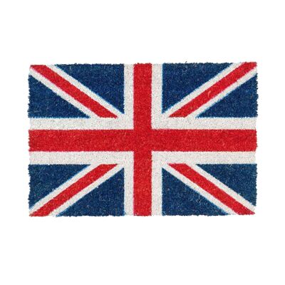 Nicola Spring rutschfeste Kokosfaser-Fußmatte – 60 x 40 cm – Union Jack