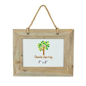 Cadre photo suspendu en bois Nicola Spring - 7 x 5