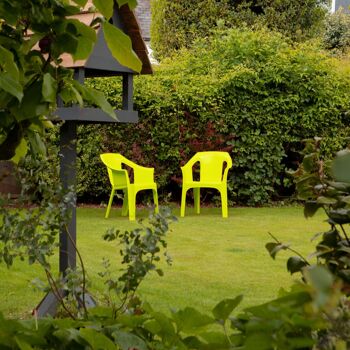 Chaise de jardin design extérieur/intérieur Resol "Cool" en plastique - Vert 4