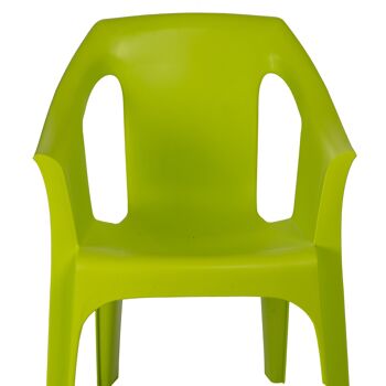 Chaise de jardin design extérieur/intérieur Resol "Cool" en plastique - Vert 7