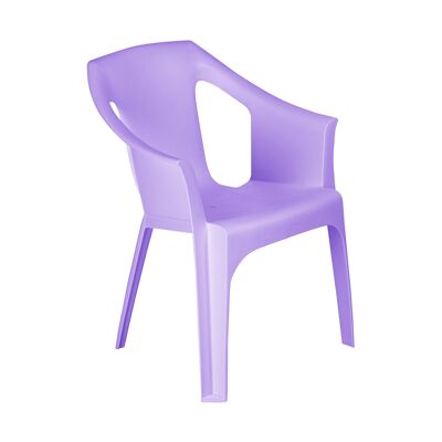 Resol "Cool" Garden Outdoor / Indoor Designer Plastic Chair - Purple