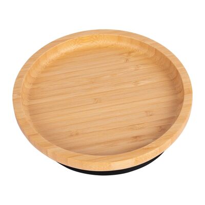 Tiny Dining Children's Bamboo Suction Round Plate