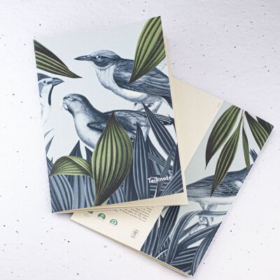 Eco-friendly A5 notebook - Parrots