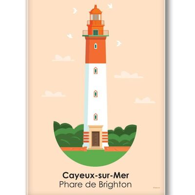 MAGNET CAYEUX-SUR-MER LEUCHTTURM-KOLLEKTION