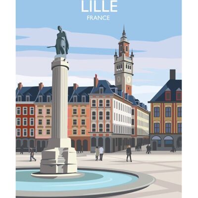 Affiche Place du Général de Gaulle Lille