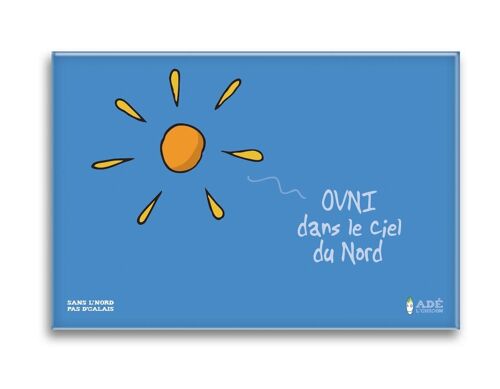 MAGNET OVNI DANS LE CIEL DU NORD