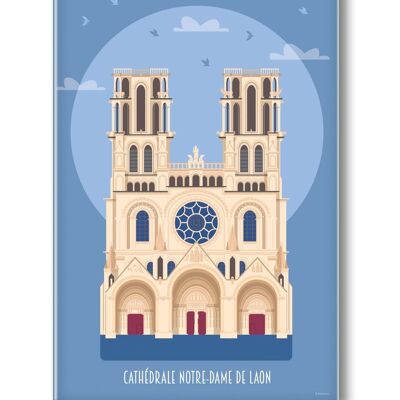MAGNET LAON CATHEDRAL