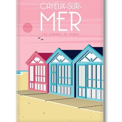 MAGNET CABINES DE PLAGE CAYEUX-SUR-MER