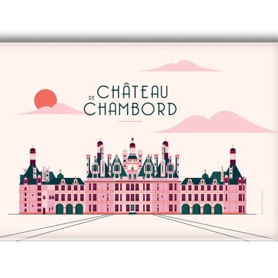 MAGNET CHÂTEAU CHAMBORD ARCHITECTURE