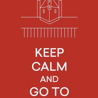 KEEP CALM AND GO TO ANNECY POSTCARD