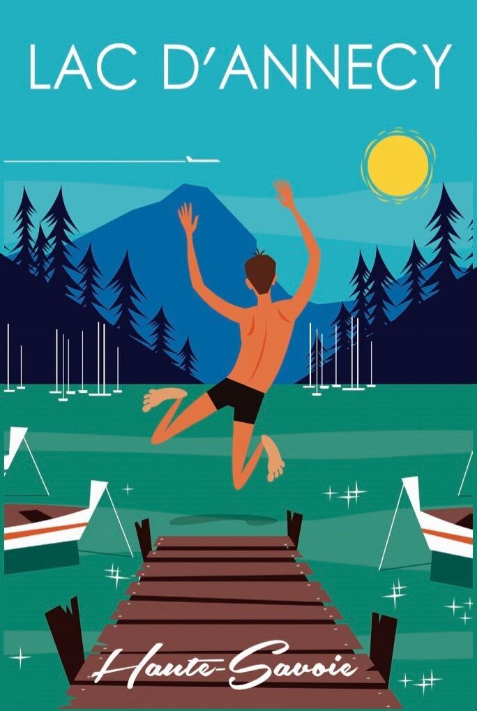 LAKE ANNECY POSTKARTE