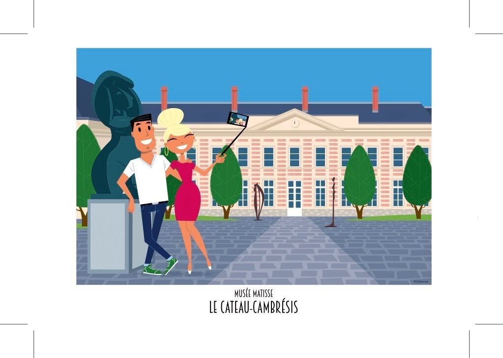 POSTKARTE MATISSE MUSEUM LE CATEAU CAMBRÉSIS