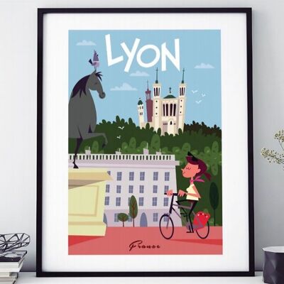 POSTER DELLA BELLECOUR DI LIONE