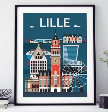 AFFICHE LILLE GRAPHIQUE