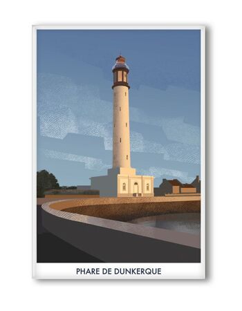 MAGNET PHARE DE DUNKERQUE PHOTO