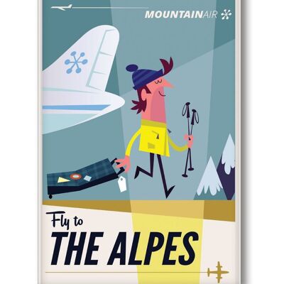 MAGNET FLY TO THE ALPS