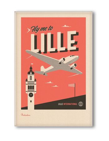 MAGNET FLY ME TO LILLE