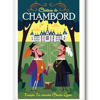 IMÁN CHAMBORD SE ENCUENTRA CON FRANCISCO I Y CARLOS QUINT