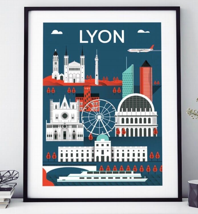 LYON GRAPHIC POSTER