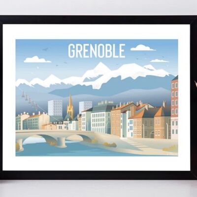 GRENOBLE VIEW POSTER
