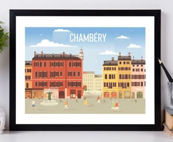 AFFICHE CHAMBÉRY VUE